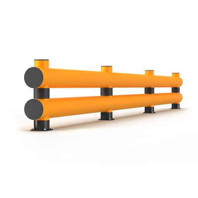 Rammschutzbarriere Doppelplanke