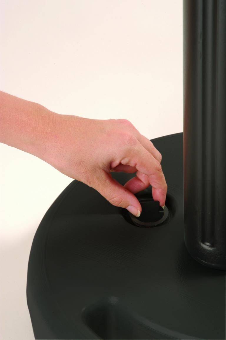 Gurtpfosten -BELTRAC OUTDOOR-, aus Kunststoff, Gurtlänge 3,7 m