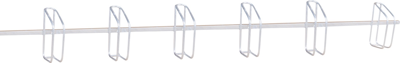 Fahrradständer -BIRMA- zur Wandbefestigung 2 bis 6 Plätze