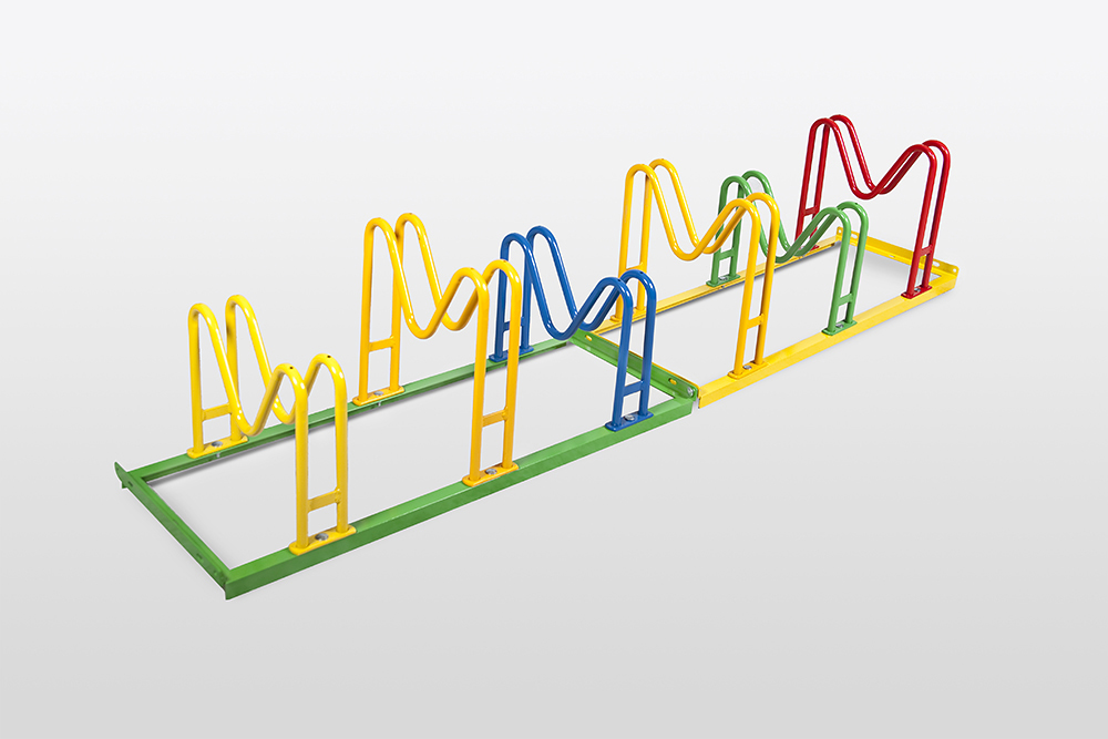 Fahrradständer -MONTANA-, Radabstand 350 mm, 3 Stellplätze