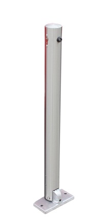 Edelstahlpfosten Ø 76 mm umlegbar