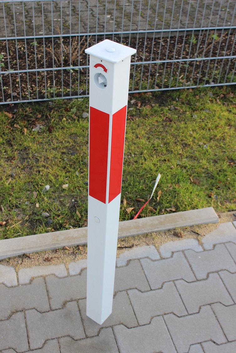 Absperrpfosten -MERGERE- Ø 70 x 70 mm, versenkbar