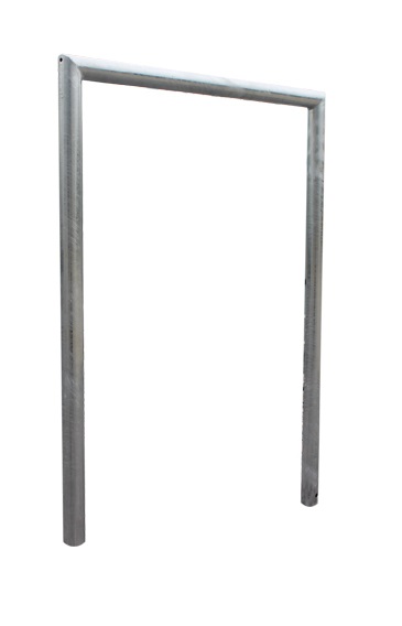 Anlehnbügel -ARUNDO - aus Stahl Ø 48 mm, zum Einbetonieren, Höhe: 1200 mm