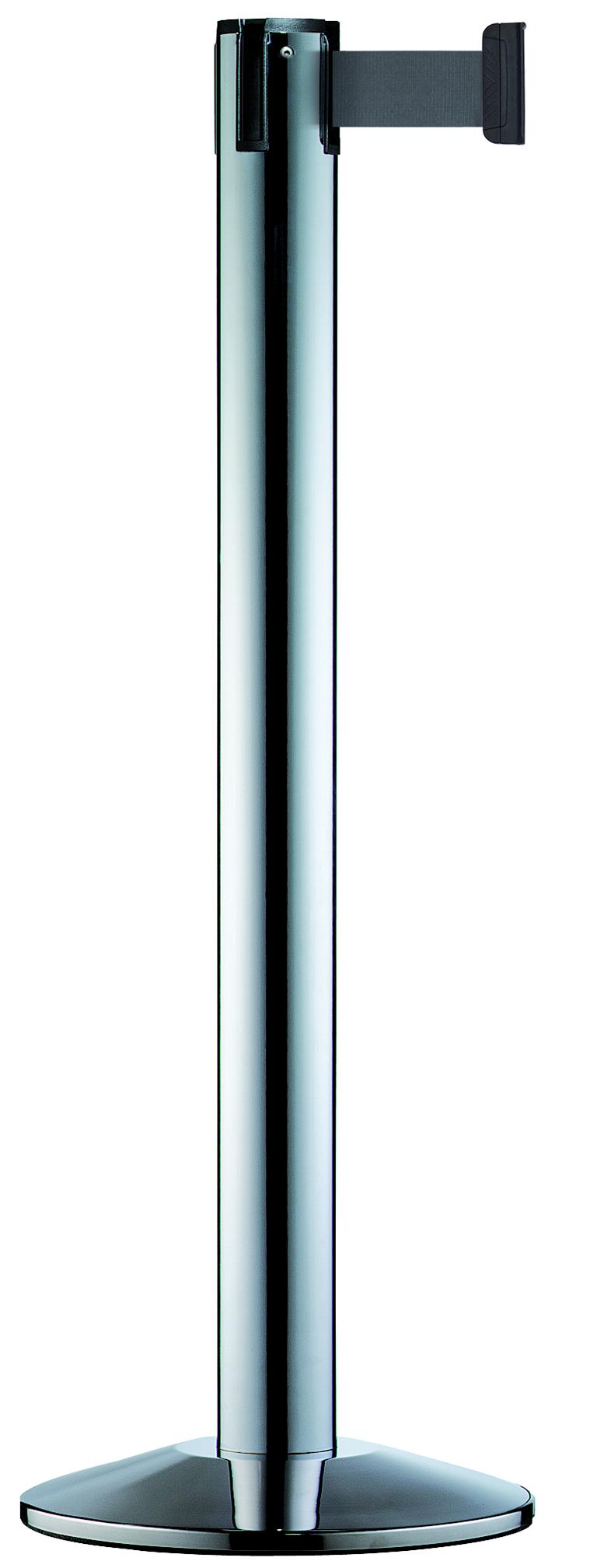 Gurtpfosten -BELTRAC INFINITY-, aus Edelstahl, Gurtlänge 3,7 m