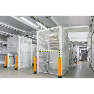 Rammschutzpoller Ø 140 mm, Höhe: 600-1100 mm, neigbar