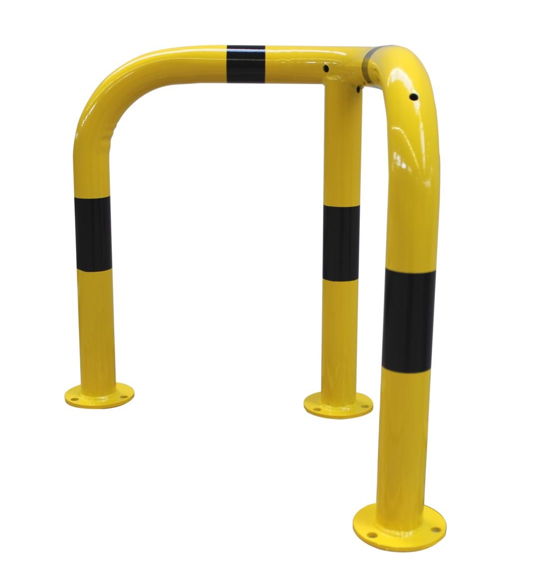 Schutzbügel 90° gleichschenklig Ø 60 mm, ortsfest zum Aufdübeln