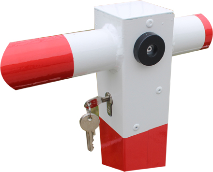 Sperrbügel -PUMA- Ø 70x70 mm, umlegbar durch Halbzylinder