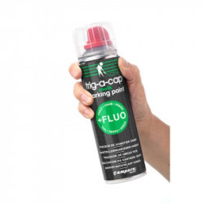 Ampere Kreidespray trig-a-cap® chalk, 1 Karton mit 12 Dosen a 500 ml