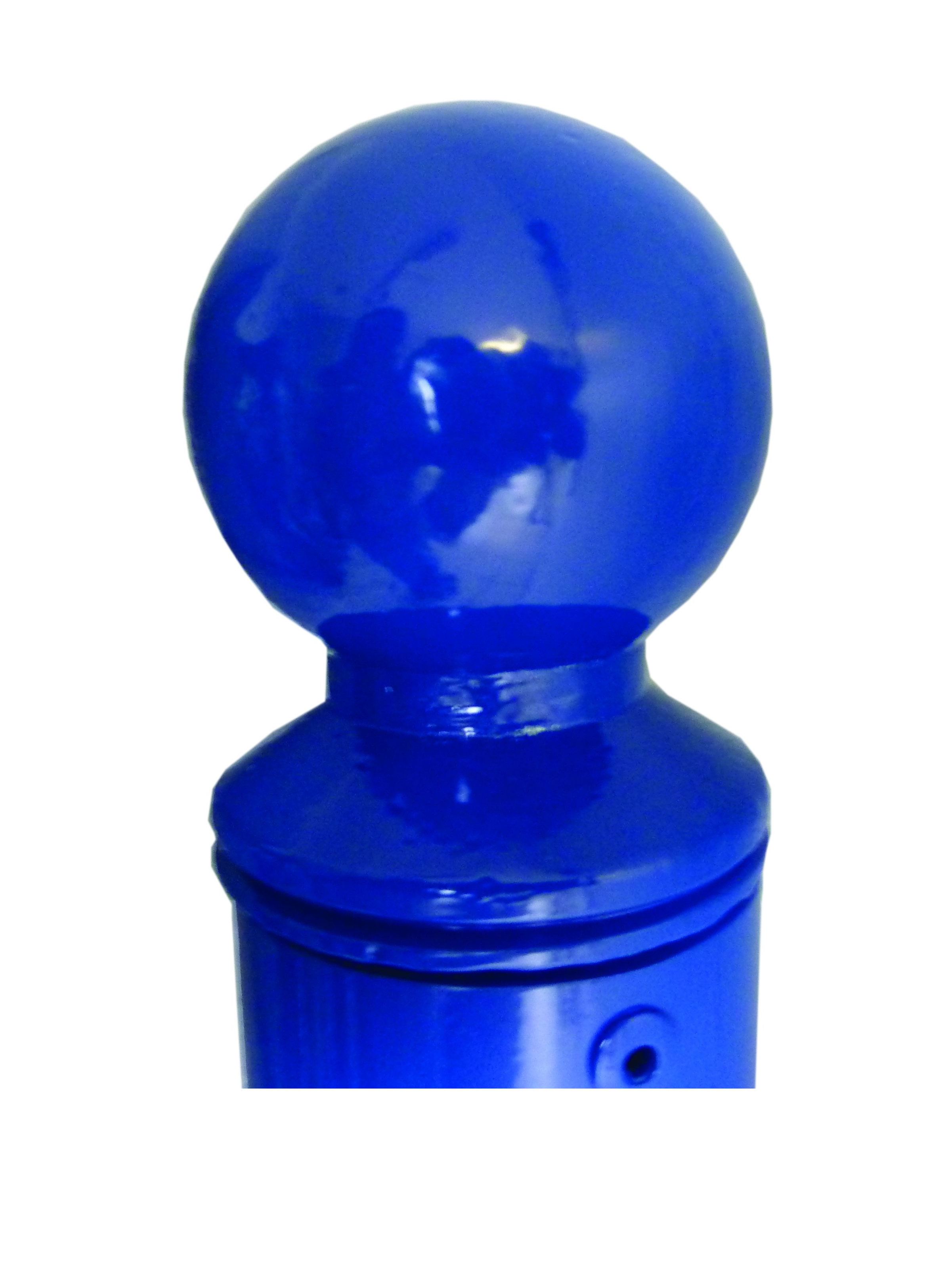 Stilpoller aus Stahl Ø 60 mm, ortsfest mit Kugel