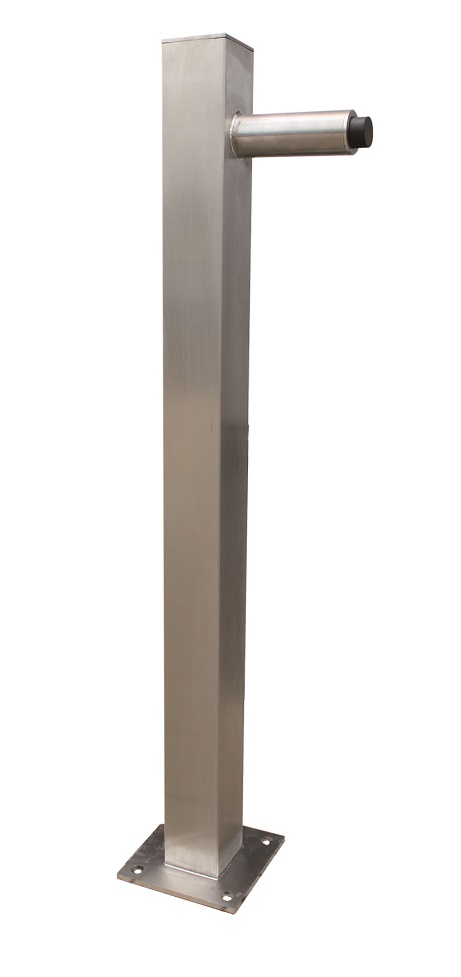 Stand-Türstopper CONSISTO aus Edelstahl