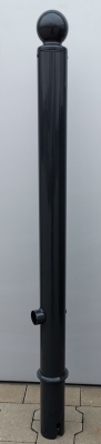 Stilpoller Ø 76 mm mit Kugel, herausnehmbar durch Dreikant