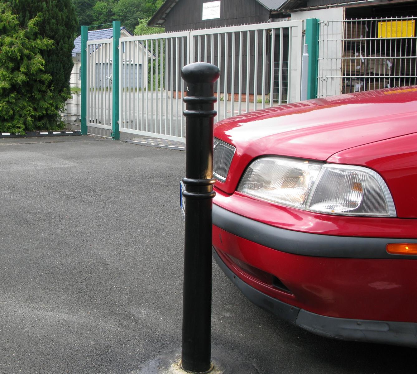 ALTSTADTPOLLER Ø 90 mm aus Kunststoff, 90° neigbar