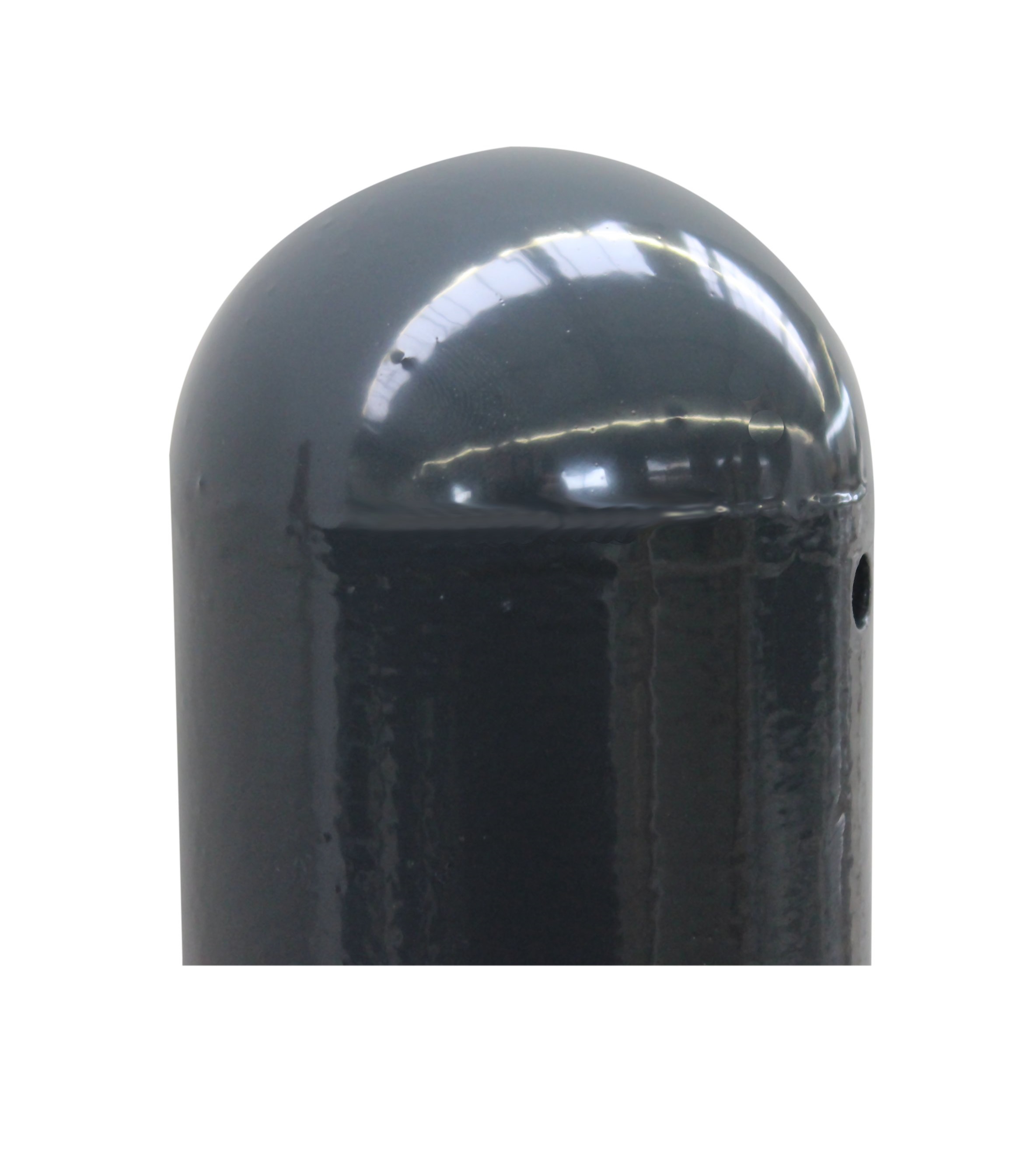 Stilpoller Ø 102 mm, mit Halbkugel, herausnehmbar durch Dreikant 