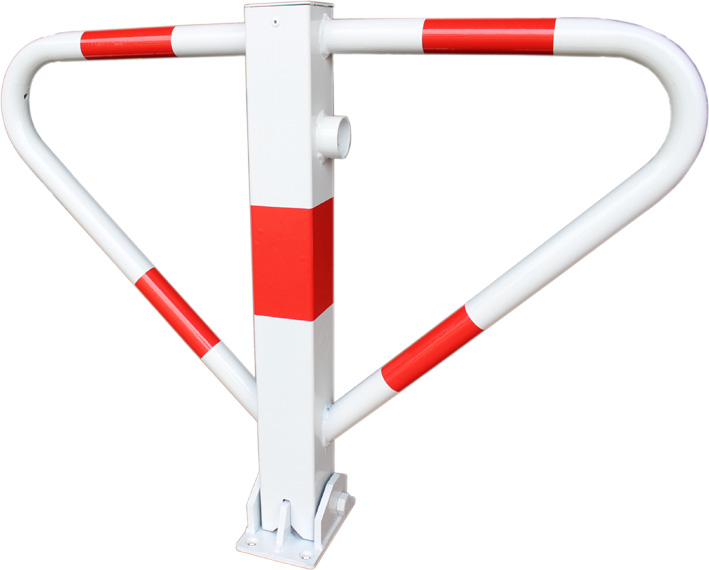 Parkbügel -PUMA- Ø 70 x 70 mm, umlegbar mit Dreikant