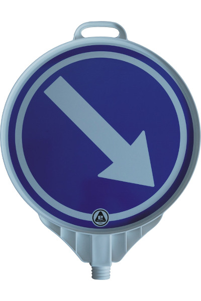 Hinweisschild Vorbeifahrt rechts 390 mm 