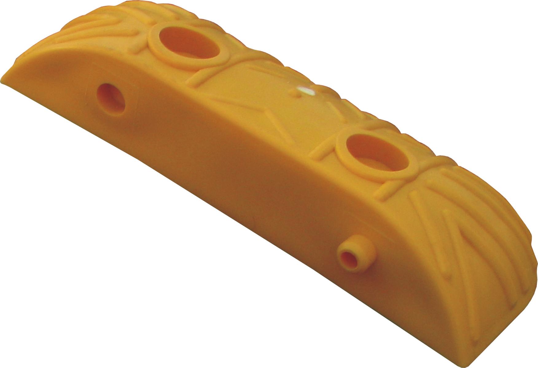 Endstück Temposchwelle aus PP 10 km/h als Stecksystem 