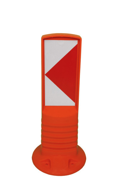 Flexible Bake Ø 120 mm, orange, überfahrbar, Höhe: 450, linksweisend 