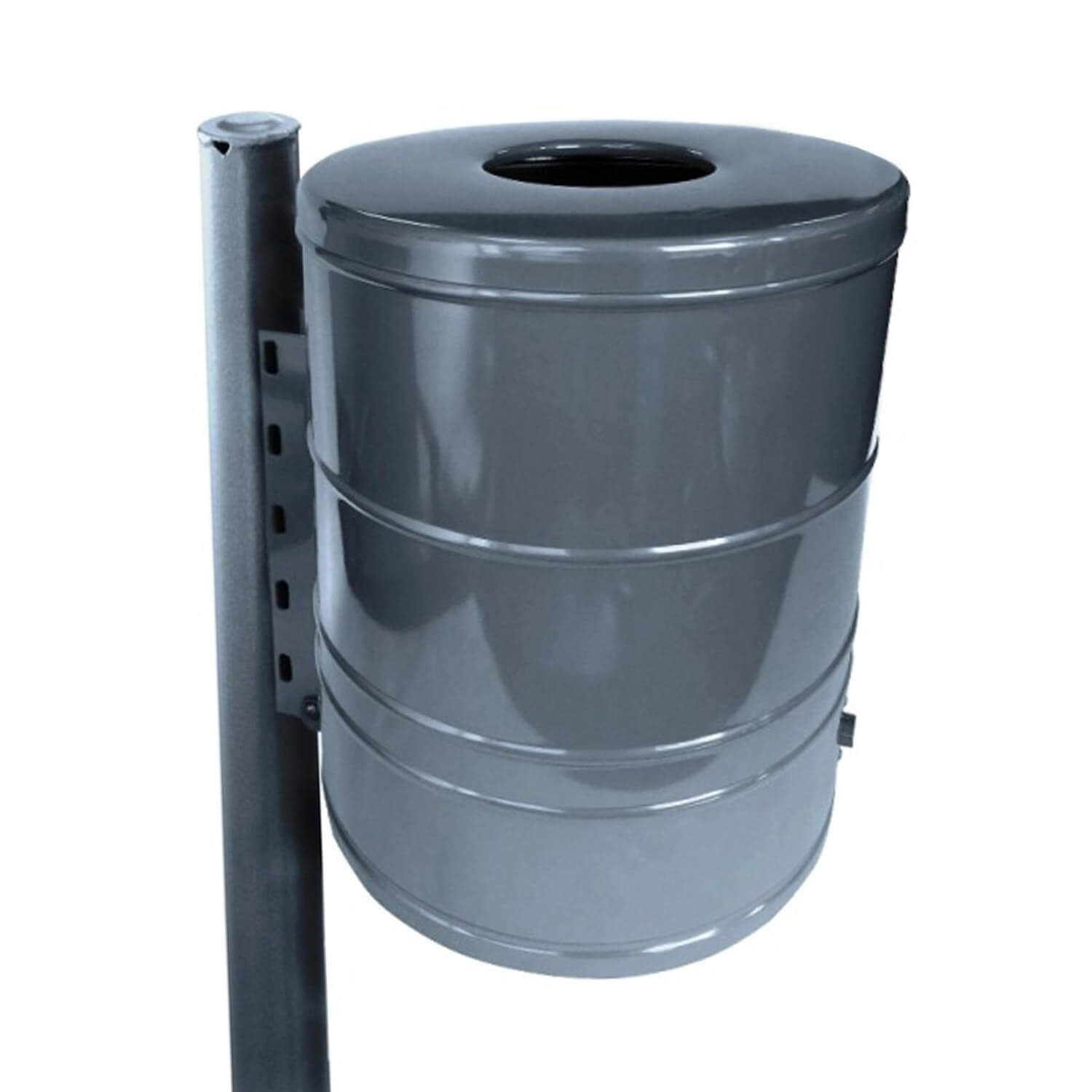 Abfallbehälter -Ingolstadt-, 50 Liter, aus Stahl