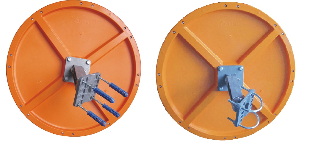 Verkehrsspiegel aus Acryl Ø 60x80 cm