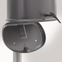 Abfallbehälter -Basel-, 45 Liter, aus Stahl