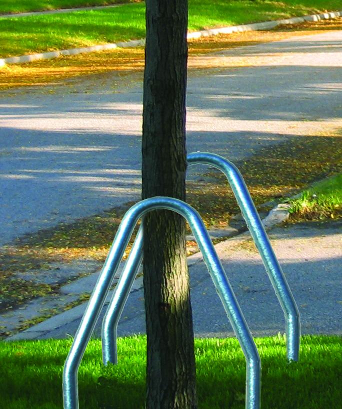 Baumschutzbügel aus Stahl Ø 48 mm