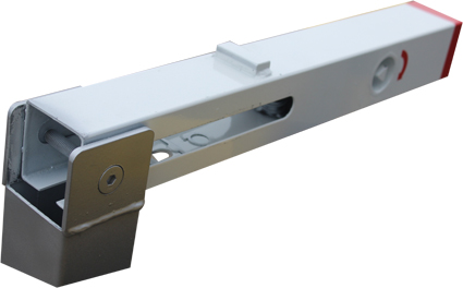 Absperrpfosten -QUADRI- Ø 70 x 70 mm, umlegbar mit "HEBE-KIPP" Technik