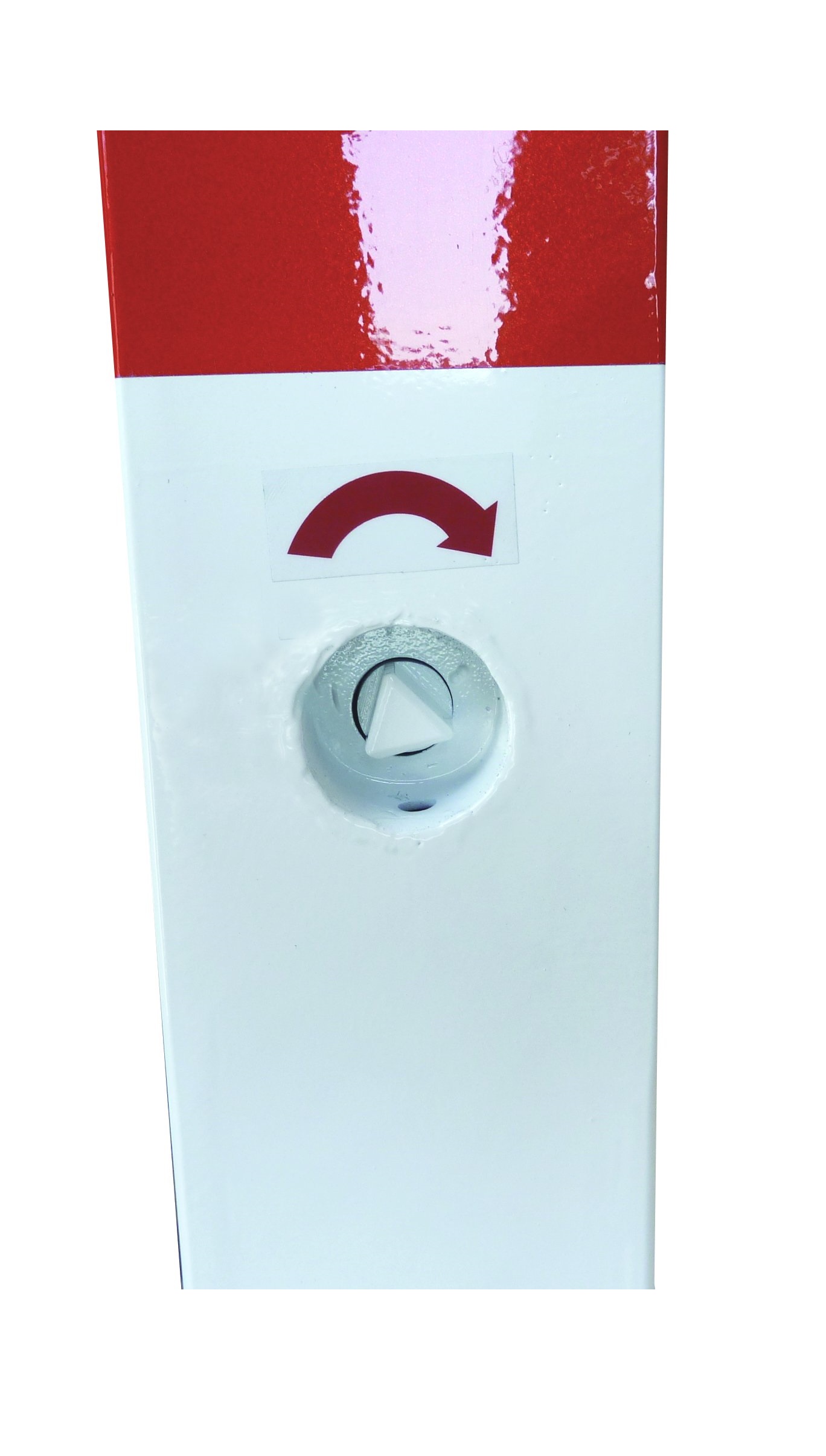 Absperrpfosten -CENTUM- Ø 100x100 mm, herausnehmbar