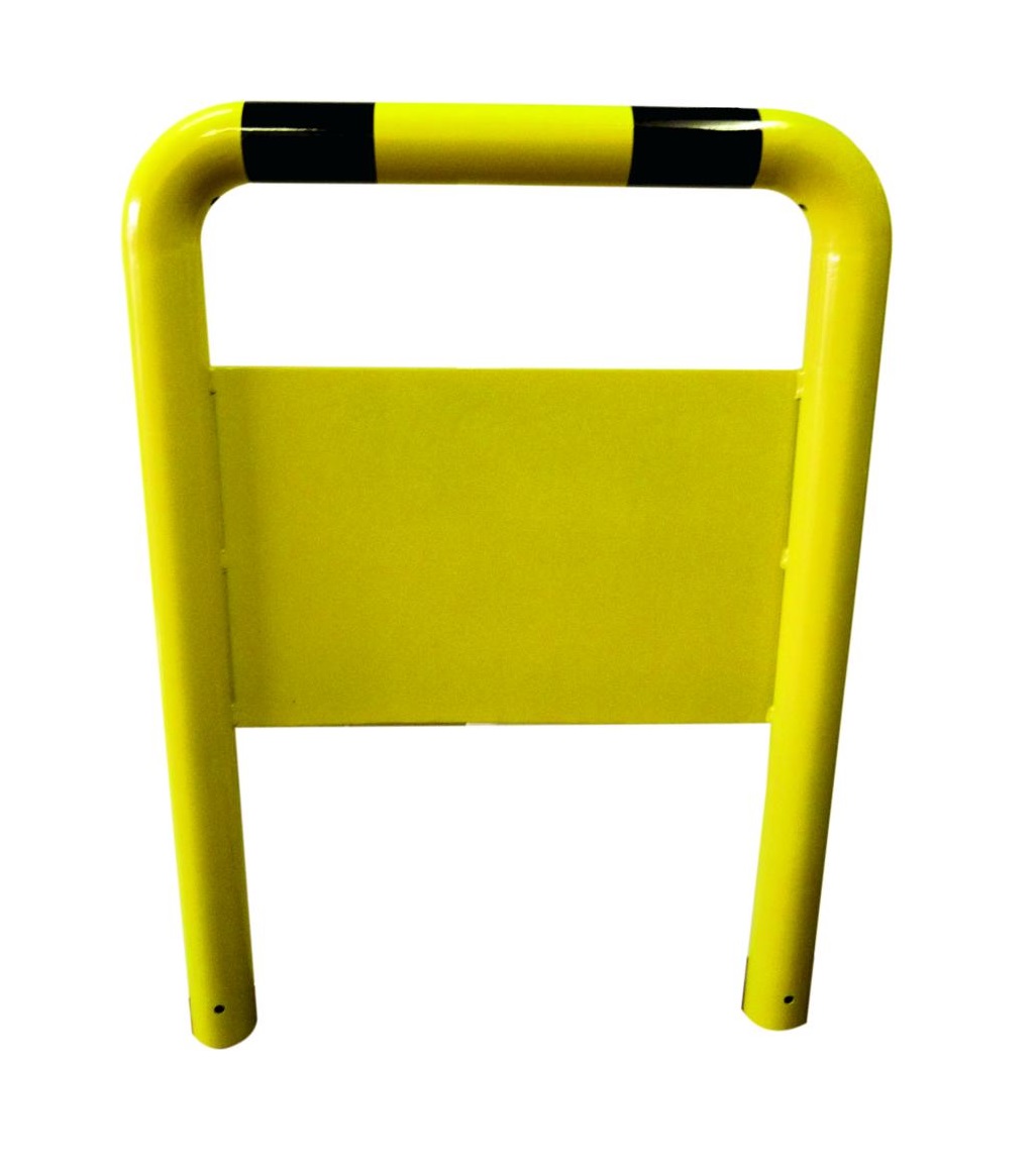 Schutzbügel mit Unterfahrschutz Ø 60 mm, ortsfest zum Einbetonieren