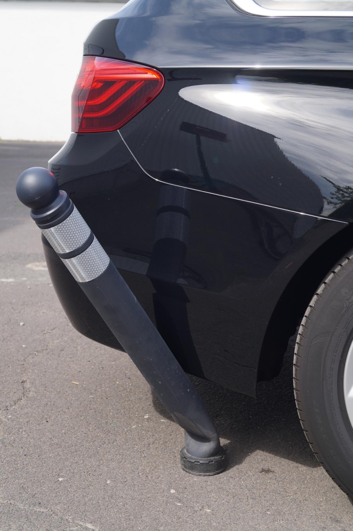 City-Poller mit Kugel elastisch und anfahrbar, Ø 80 mm