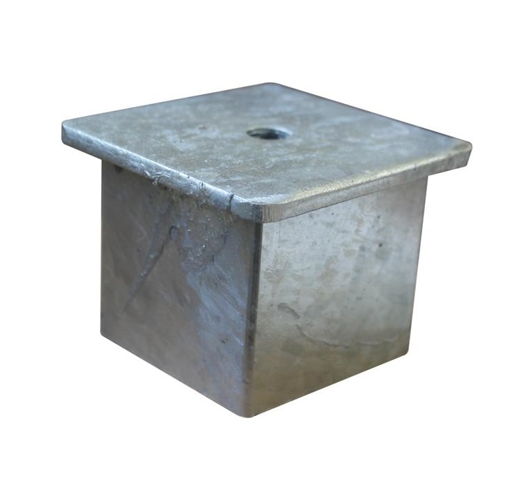 Abdeckkappe für Bodenhülsen 80 x 80 mm, lose