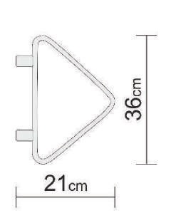 Einzelparker -BREMEN- zur Wandmontage