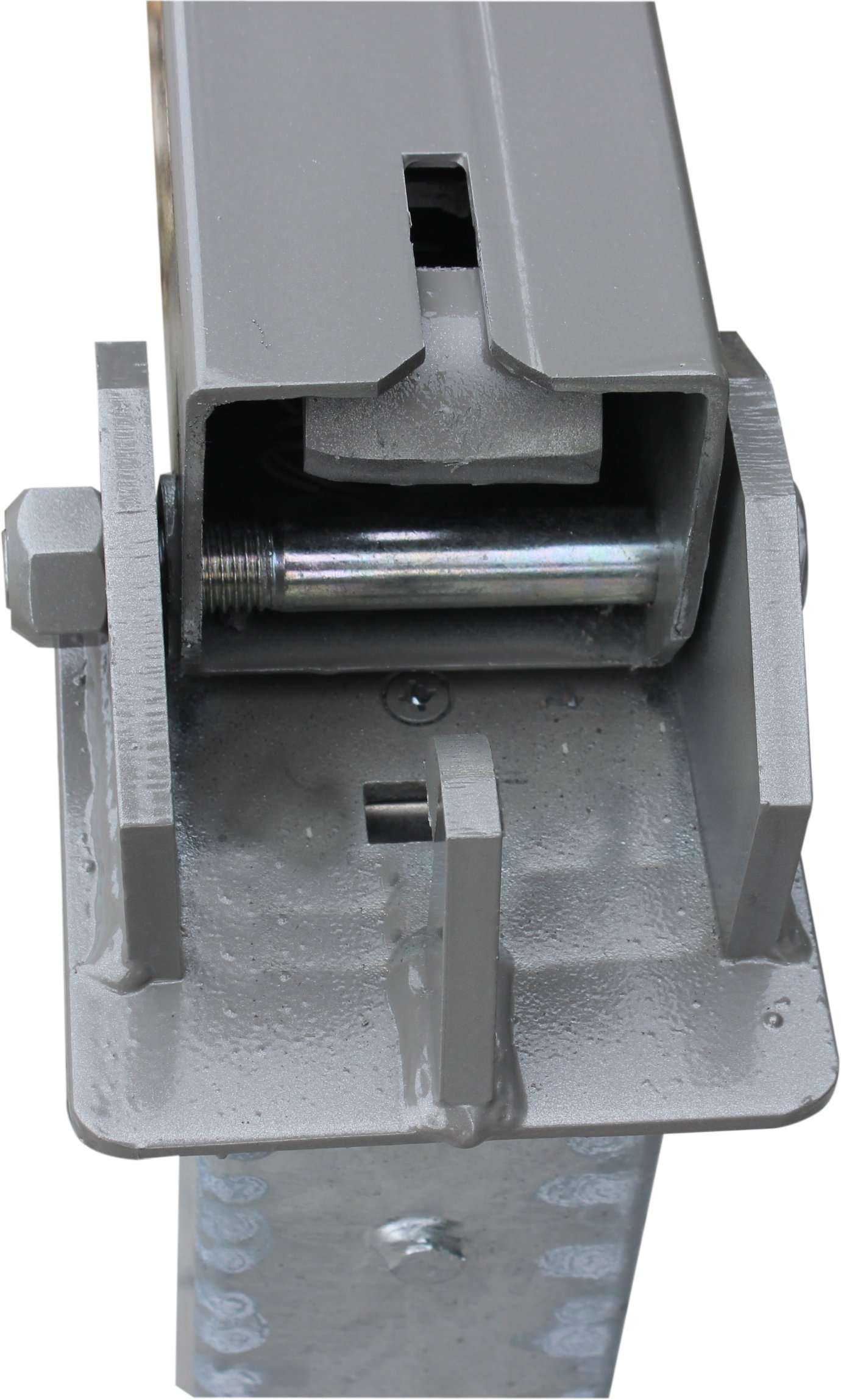 Stahlpoller -NOBILIS- 80 x 80 mm, herausnehmbar o. umlegbar