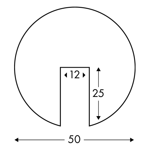 Kantenschutz -KNUFFI®- aus PU, 50x25mm, Typ B+