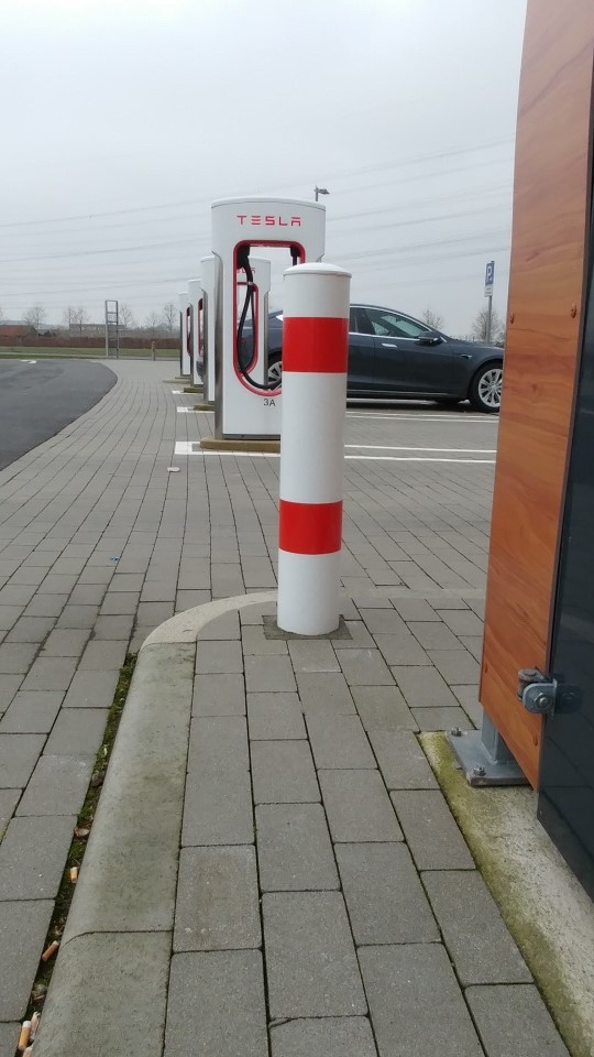 Rammschutzpoller BUMPER Ø 152 mm, zum Einbetonieren, Länge: 1,5 m