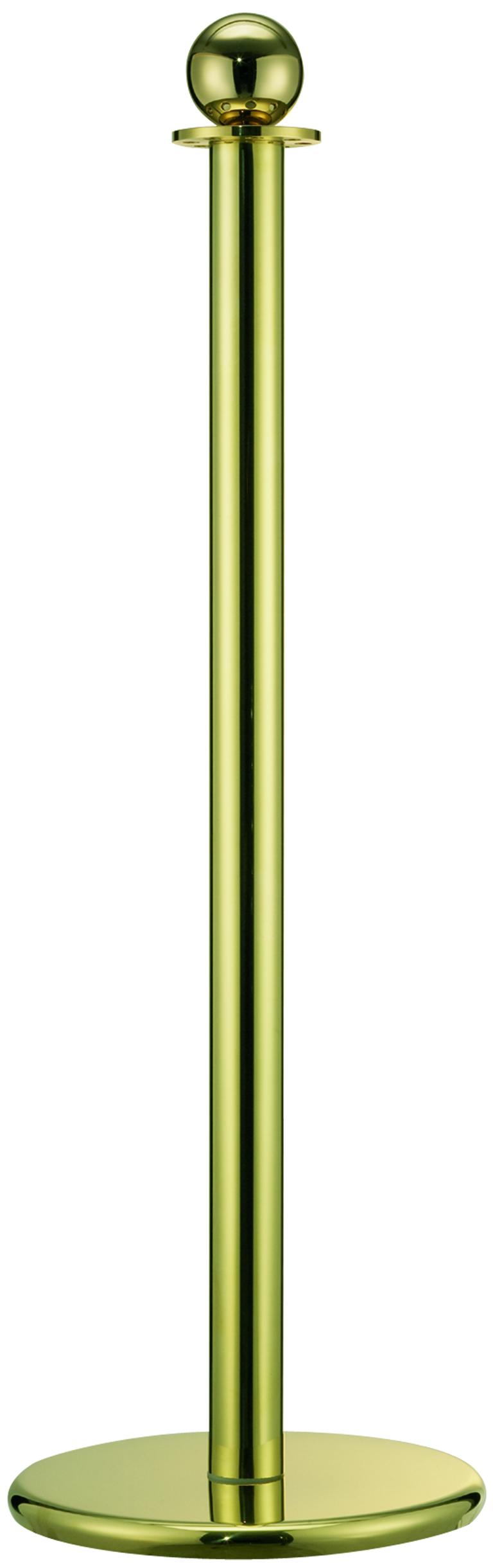 Kordelpfosten -CROWN-, Höhe: 1010 mm, Rohr Ø 50 mm, mit Kugelkopf