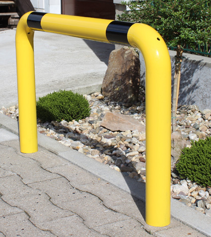 Rammschutzbügel Ø 76 mm, zum Einbetonieren