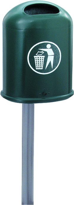 Abfallbehälter -Basel-, 45 Liter, aus Stahl