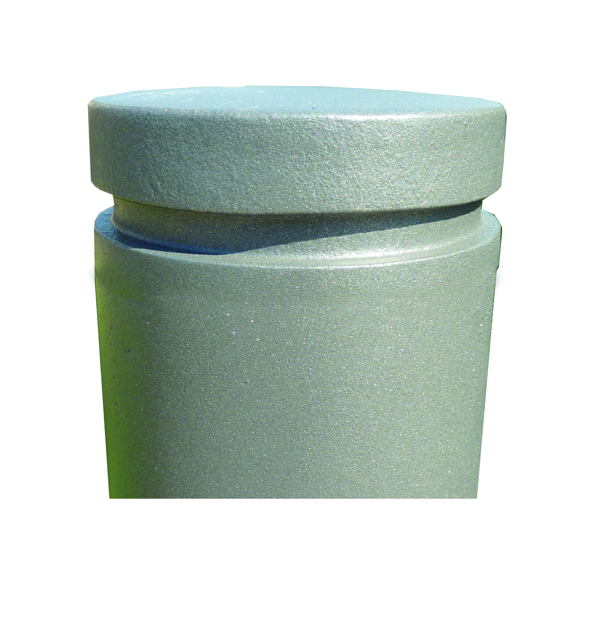 Stilpoller Ø 102 mm, mit Alukopf + Ziernut, herausnehmbar