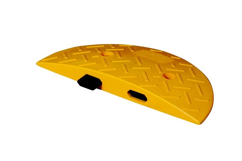 Endstück Temposchwelle aus PP 30 km/h als Stecksystem 