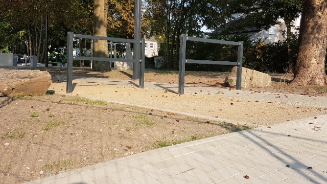 Wegesperre 70 x 70 mm, drehbar u. herausnehmbar, Breite: 3000 mm