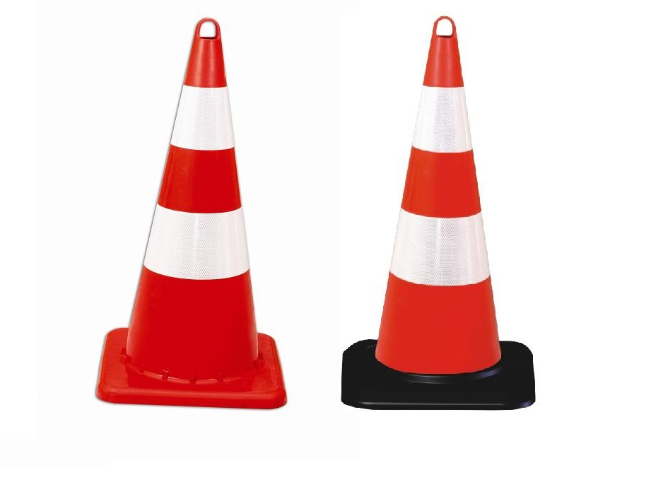 Leitkegel aus PP, Höhe: 750 mm