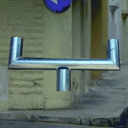 Gabelaufsatz für 2 Verkehrsspiegel