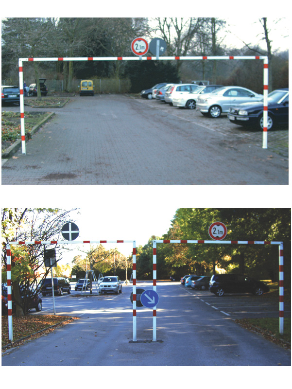 Höhenbegrenzer 70 x 70 mm, ortsfest