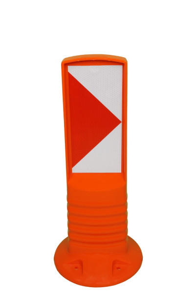 Flexible Bake Ø 120 mm, orange, überfahrbar, Höhe: 450, rechtsweisend