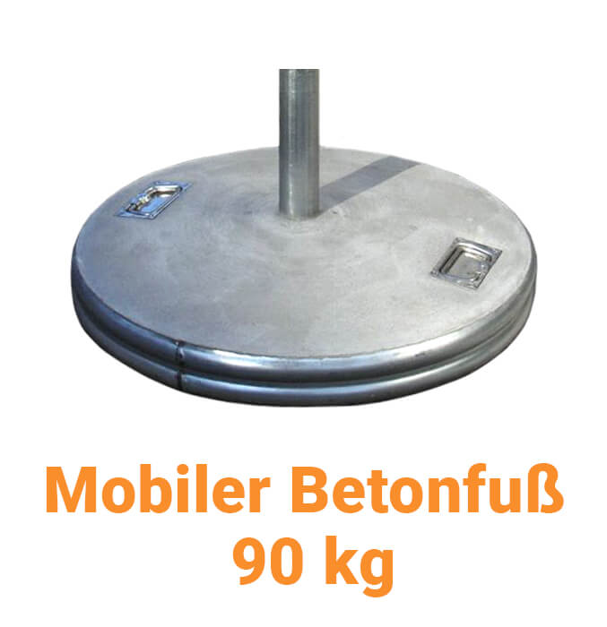 Mobiler Mastfuß 90 kg für Masten