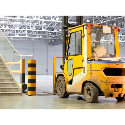 Rammschutzpoller STRONG Ø 200 mm, Höhe: 600-1100 mm, neigbar