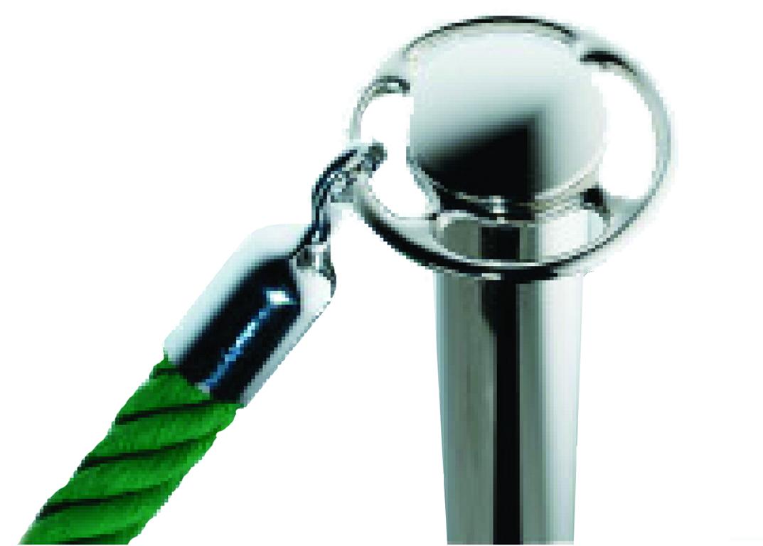 Kordelpfosten -STYLE-, Höhe: 940 mm, Rohr Ø 50 mm, mobil