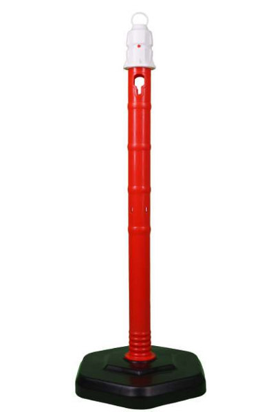 Kettenpfosten Ø 63 mm, rot