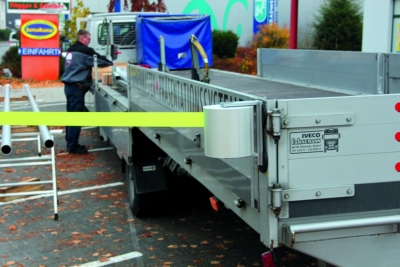 Wandgurtkassette -BELTRAC WALL MOUNT XXXL-, aus Aluminium, Gurtlänge 22 m