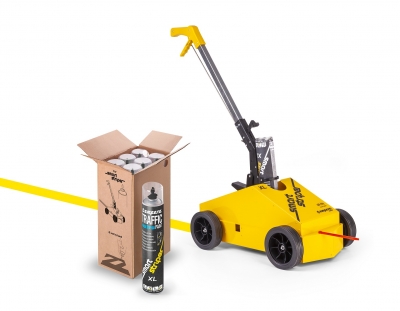 Ampere Bodenmarkierungsfarbe TRAFFIC EXTRA PAINT XL, 1 Karton mit 6 Dosen a 750 ml